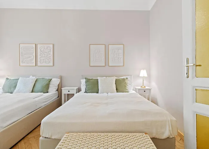 Apartman Stylish Und Zentral I 6 Minuten Zur U4 Friedensbruecke